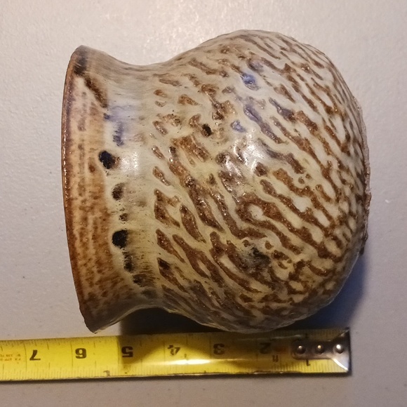 Ceramic Pottery Vintage Vase Hand Crafted Artist #eshopchicago - Picture 2 of 6